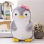 Knuffel Pinguïn Roze Strik Ultrazachte Knuffelvriend De Knuffel