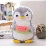 Knuffel Pinguïn Watermeloen Met Groene Buitenkant De Knuffel