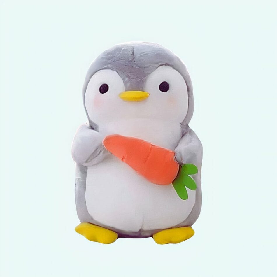 Knuffel Pinguin Wortel Zachte Pluche Speelvriend Met Wortelthema De Knuffel
