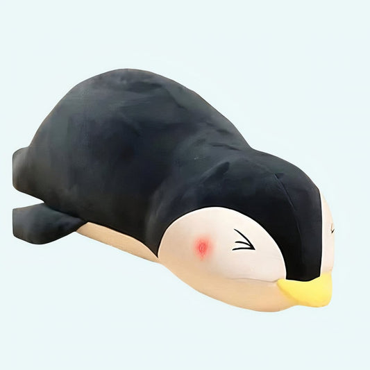 Knuffel Pinguïn Zwart Met Speels Detail Voor Kinderen De Knuffel 30cm