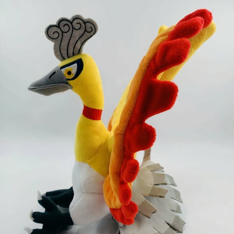 Knuffel Pokémon Ho-Oh Oranje Legendarische Vuurvlieg De Knuffel