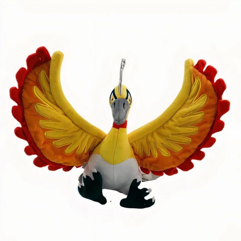 Knuffel Pokémon Ho-Oh Oranje Legendarische Vuurvlieg De Knuffel