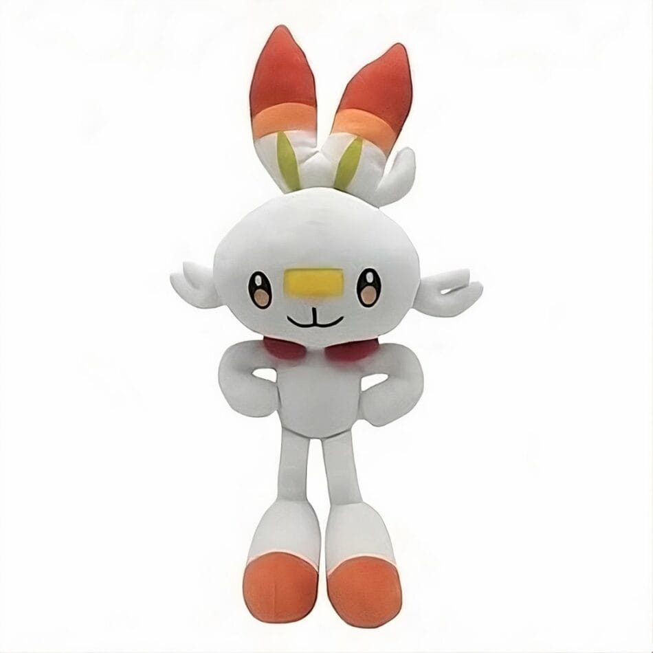 Knuffel Pokémon Scorbunny Miniatuur Zacht en Knuffelbaar De Knuffel