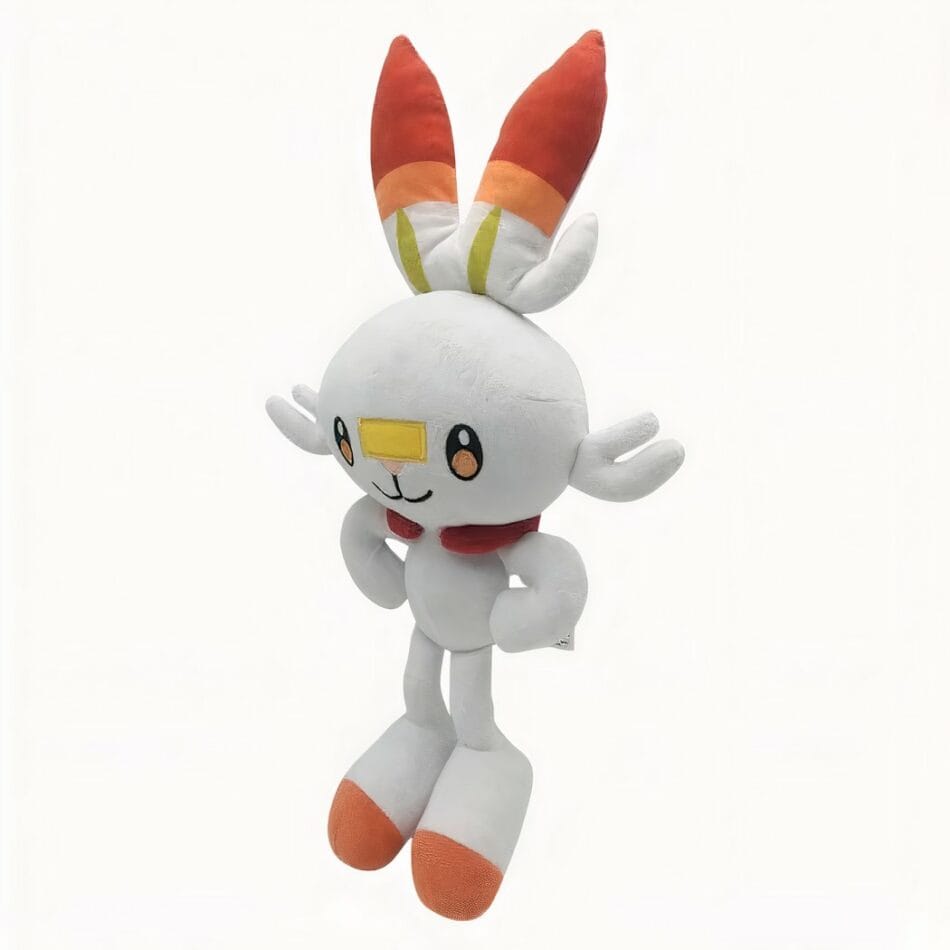 Knuffel Pokémon Scorbunny Miniatuur Zacht en Knuffelbaar De Knuffel