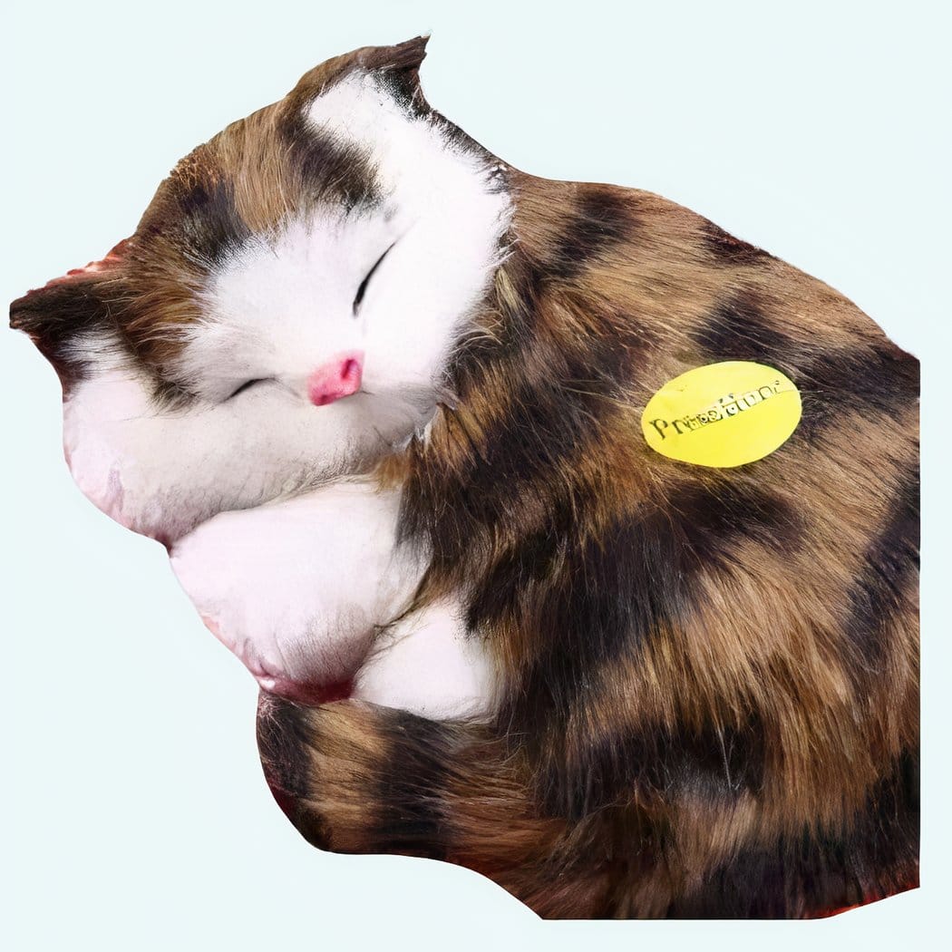 Knuffel Pop Kat Bruine Gestreepte Slapende Tijgerkat De Knuffel