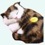 Knuffel Pop Kat Bruine Gestreepte Slapende Tijgerkat De Knuffel