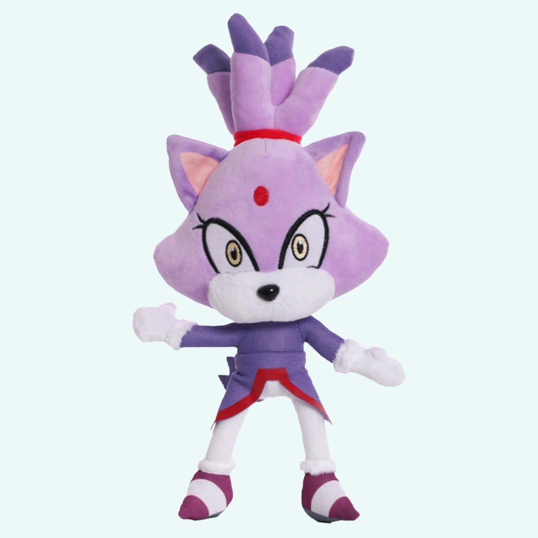Knuffel Prinses Blaze de Kat uit Sonic the Hedgehog De Knuffel