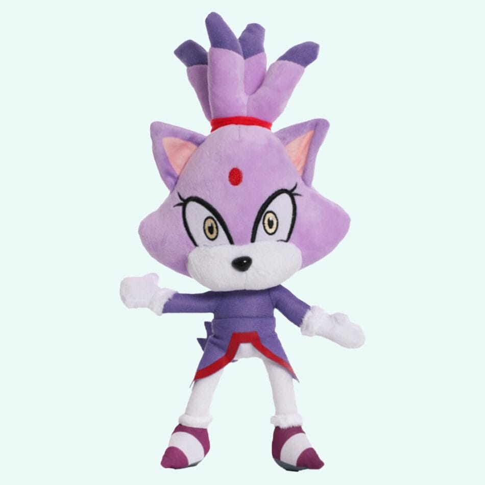Knuffel Prinses Blaze de Kat uit Sonic the Hedgehog De Knuffel
