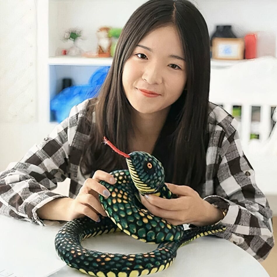 Knuffel Python Groen Zachte Dierenvriend Met Mythische Inspiratie De Knuffel