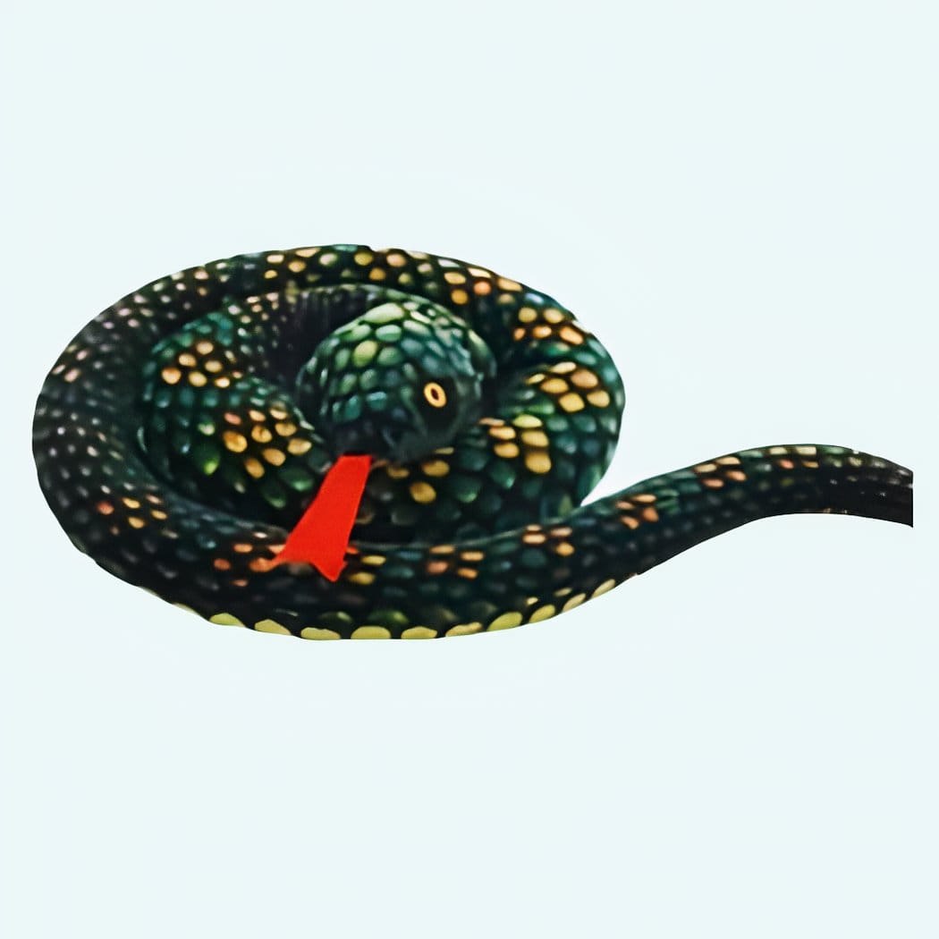 Knuffel Python Groen Zachte Dierenvriend Met Mythische Inspiratie De Knuffel