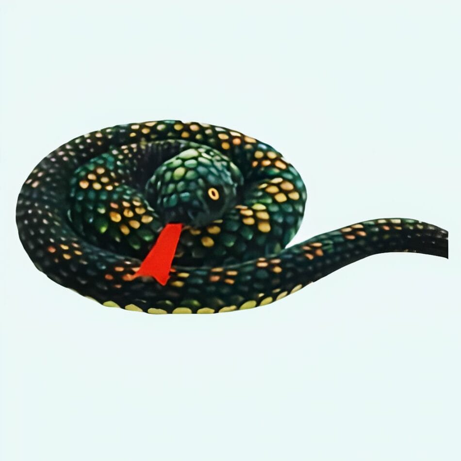 Knuffel Python Groen Zachte Dierenvriend Met Mythische Inspiratie De Knuffel