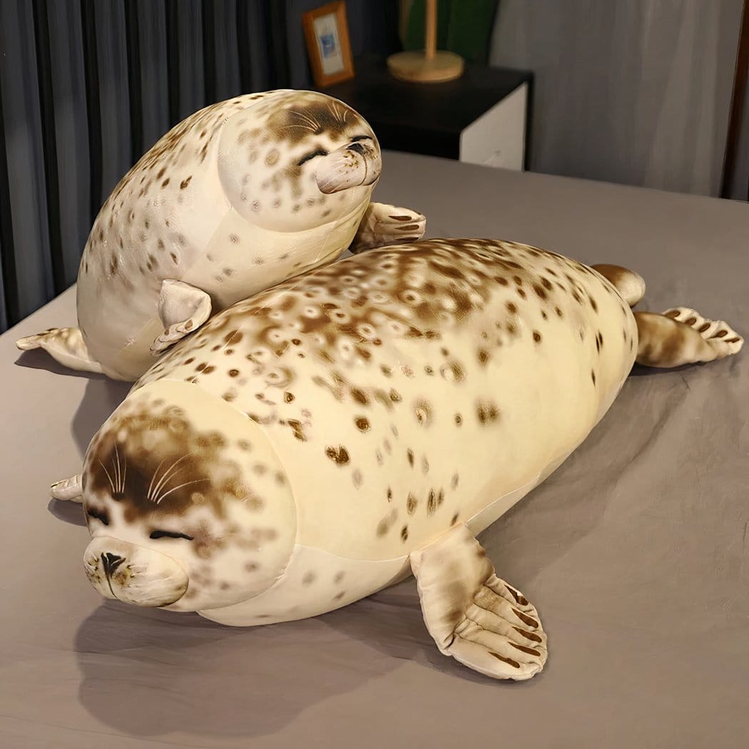 Knuffel Realistisch Zeehond XXL 85 cm of 120 cm De Knuffel 120cm