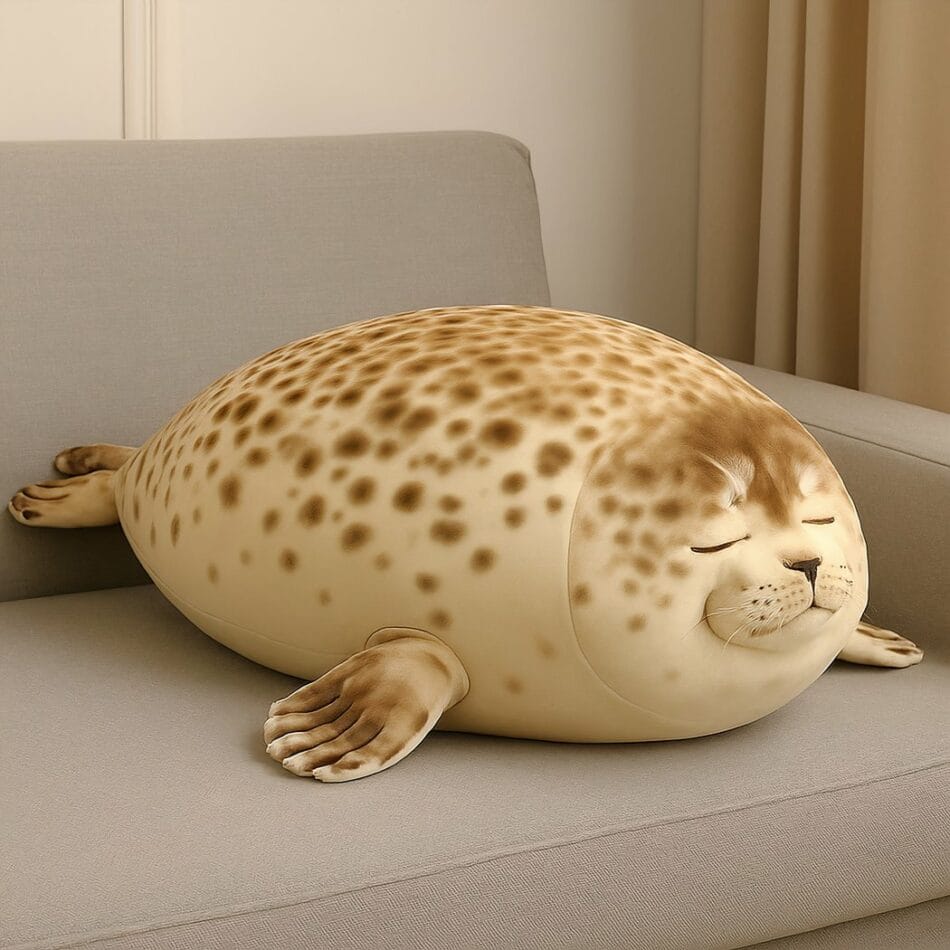 Knuffel Realistisch Zeehond XXL 85 cm of 120 cm De Knuffel