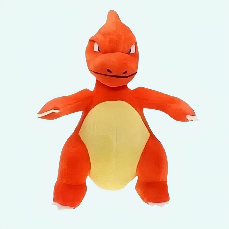 Knuffel Reptincel Pokémon Zachte Pluche Met Vlammenstaart De Knuffel