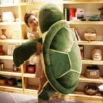 Knuffel Reuzen Groene Schildpad 150 Centimeter Ronde Kussen De Knuffel