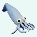 Knuffel Reuzen Octopus Calamar 70 Tot 130 Cm Blauw Of Roze De Knuffel