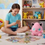 Knuffel Rondoudou Pokémon Met Turquoise Ogen En Zachte Kuif De Knuffel