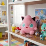 Knuffel Rondoudou Pokémon Met Turquoise Ogen En Zachte Kuif De Knuffel