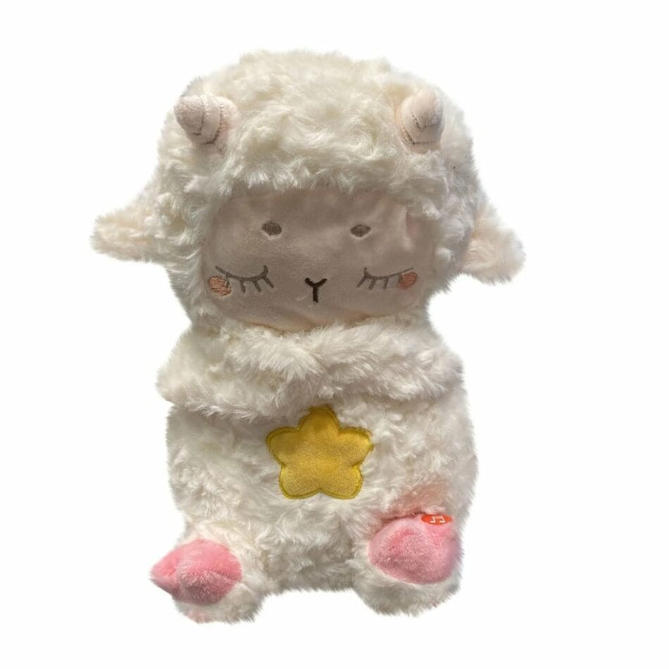 Knuffel Schaap Ademend Met Slaapliedje En Subtiel Licht De Knuffel