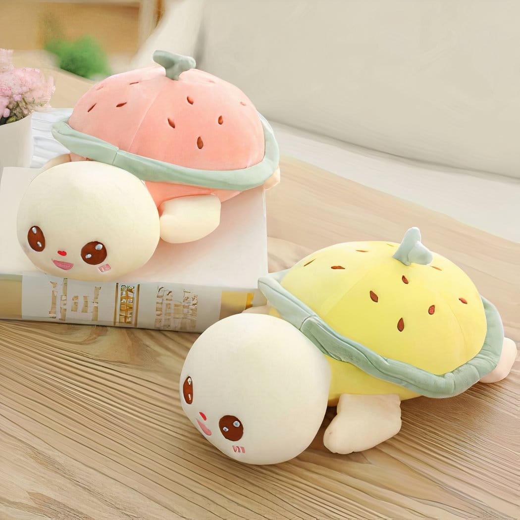 Knuffel Schildpad Fruit Troostknuffel Voor Kinderen De Knuffel