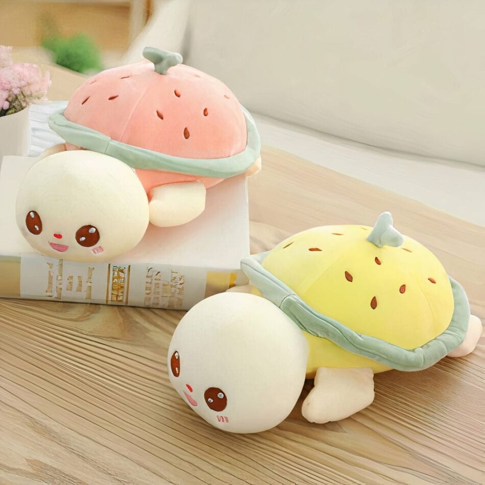Knuffel Schildpad Fruit Troostknuffel Voor Kinderen De Knuffel