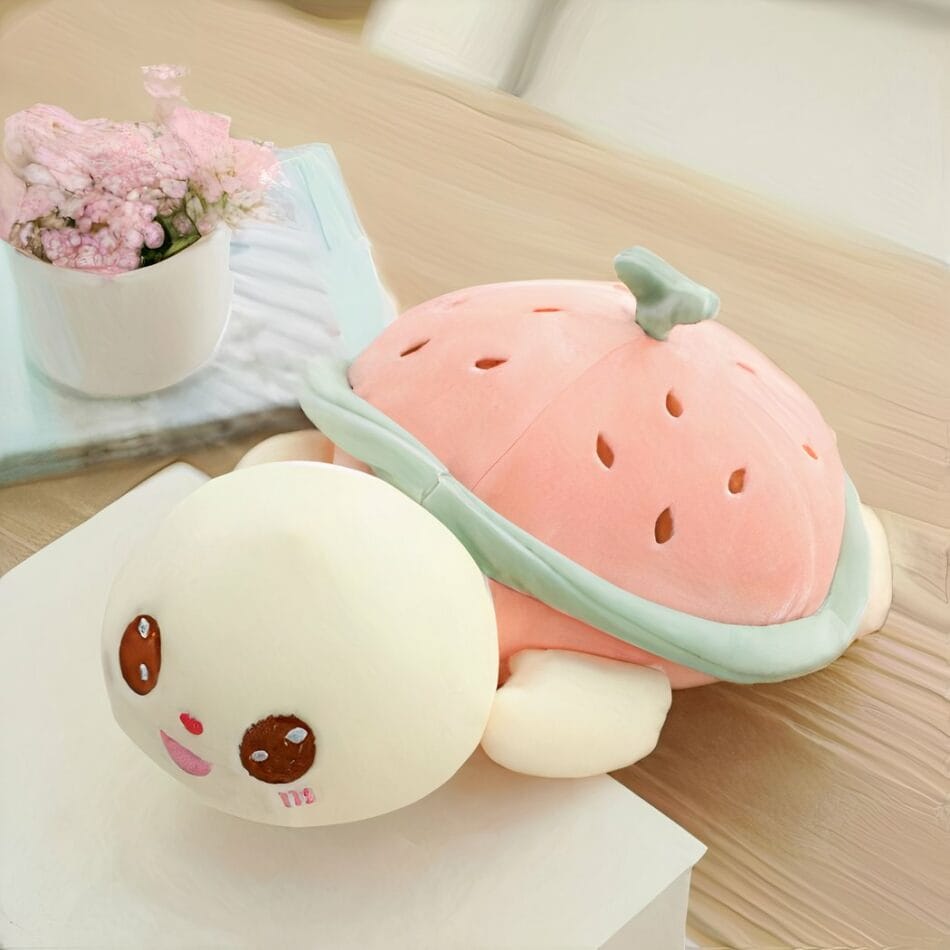 Knuffel Schildpad Fruit Troostknuffel Voor Kinderen De Knuffel