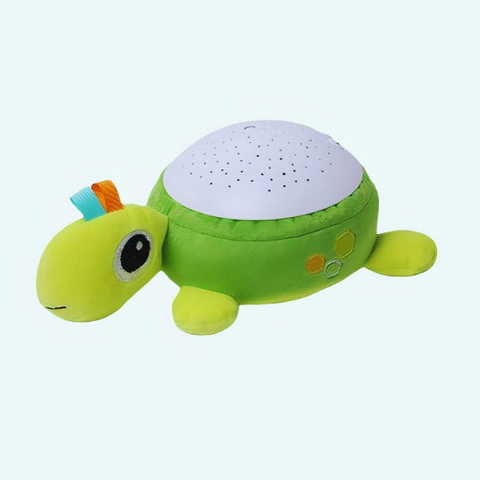 Knuffel Schildpad Met Wit Geluid En Nachtlicht In Schelp De Knuffel