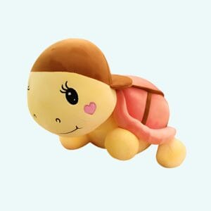 Knuffel Schildpad Roze Zachte Pluche Dier Voor Kinderen De Knuffel