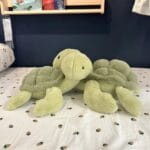 Knuffel Schildpad Zacht Rustige Metgezel Vrede Bescherming De Knuffel