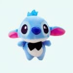 Knuffel Sleutelhanger Stitch Élégant met Strikje De Knuffel