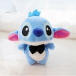 Knuffel Sleutelhanger Stitch Élégant met Strikje De Knuffel