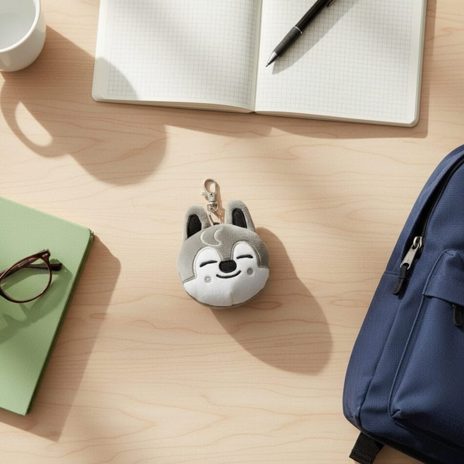 Knuffel Sleutelhanger Stray Kids Bang Chan Wolfje De Knuffel