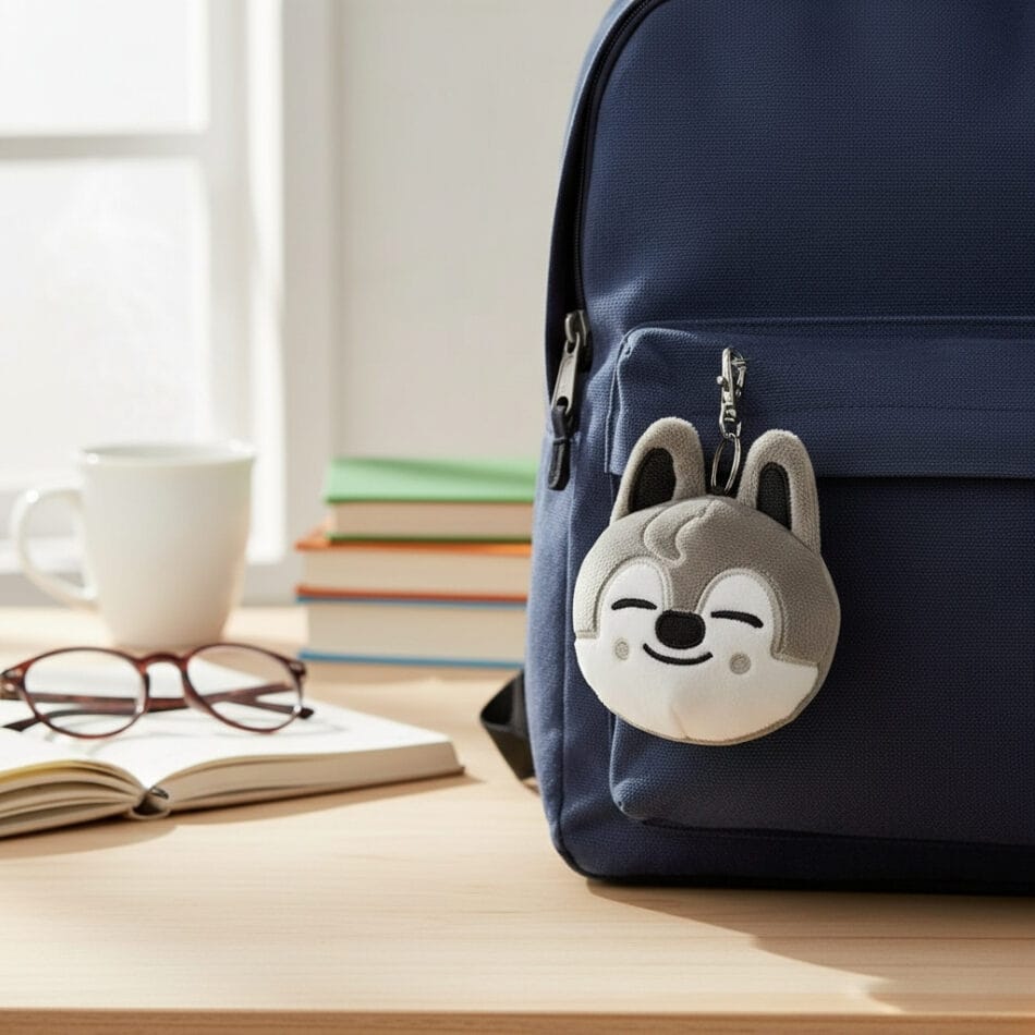 Knuffel Sleutelhanger Stray Kids Bang Chan Wolfje De Knuffel