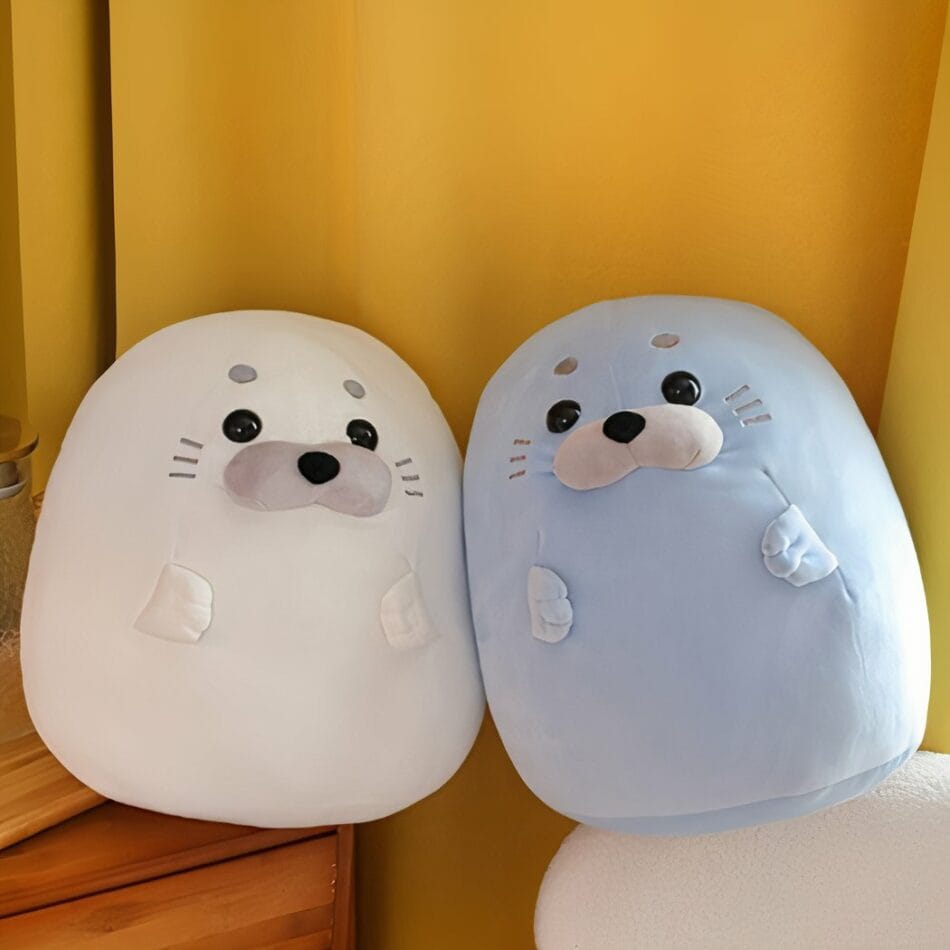 Knuffel Squishmallow Zeehond met Ultra Zachte Vulling De Knuffel