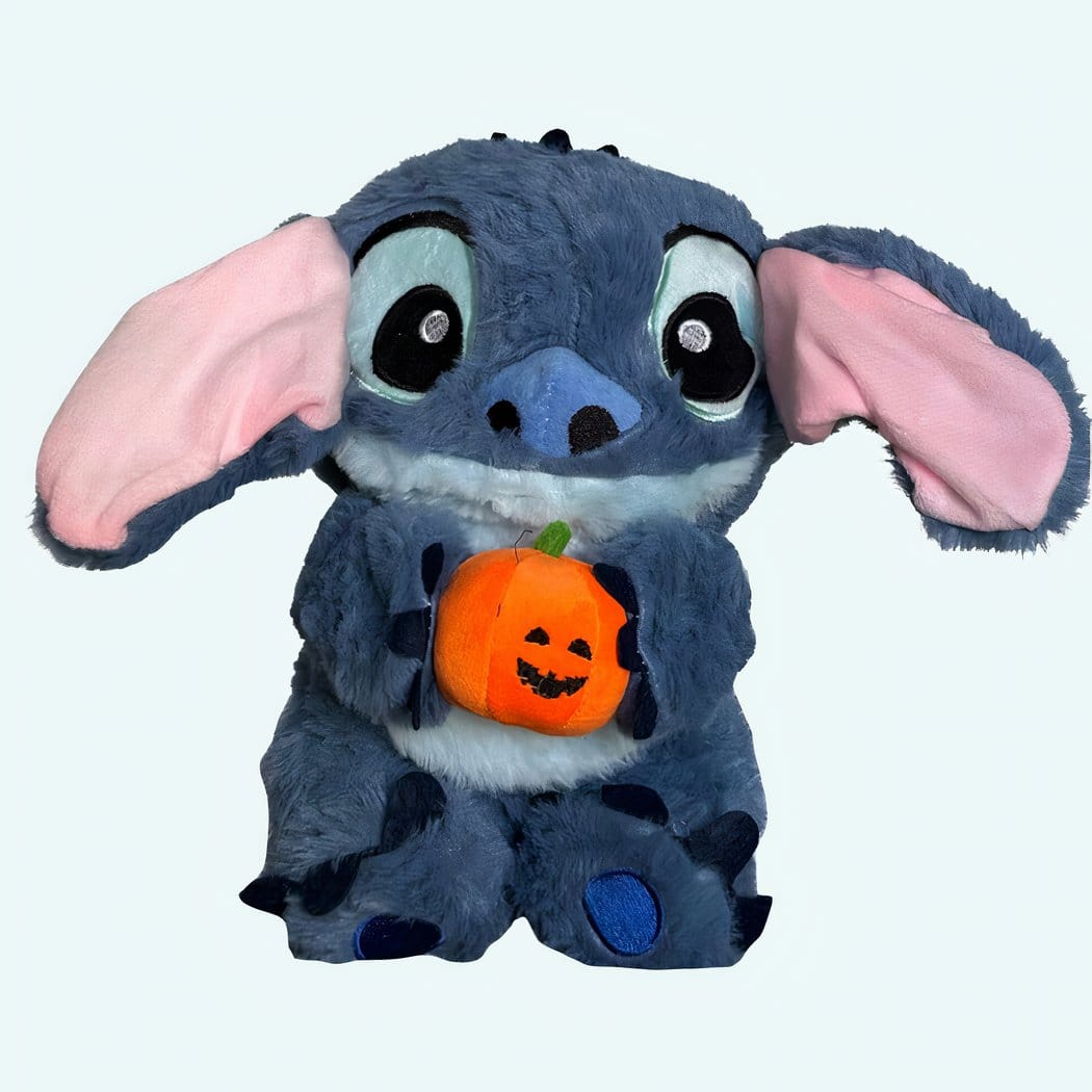Knuffel Stitch Met Pompoen Ademend Buikpatroon Voor Kinderen De Knuffel