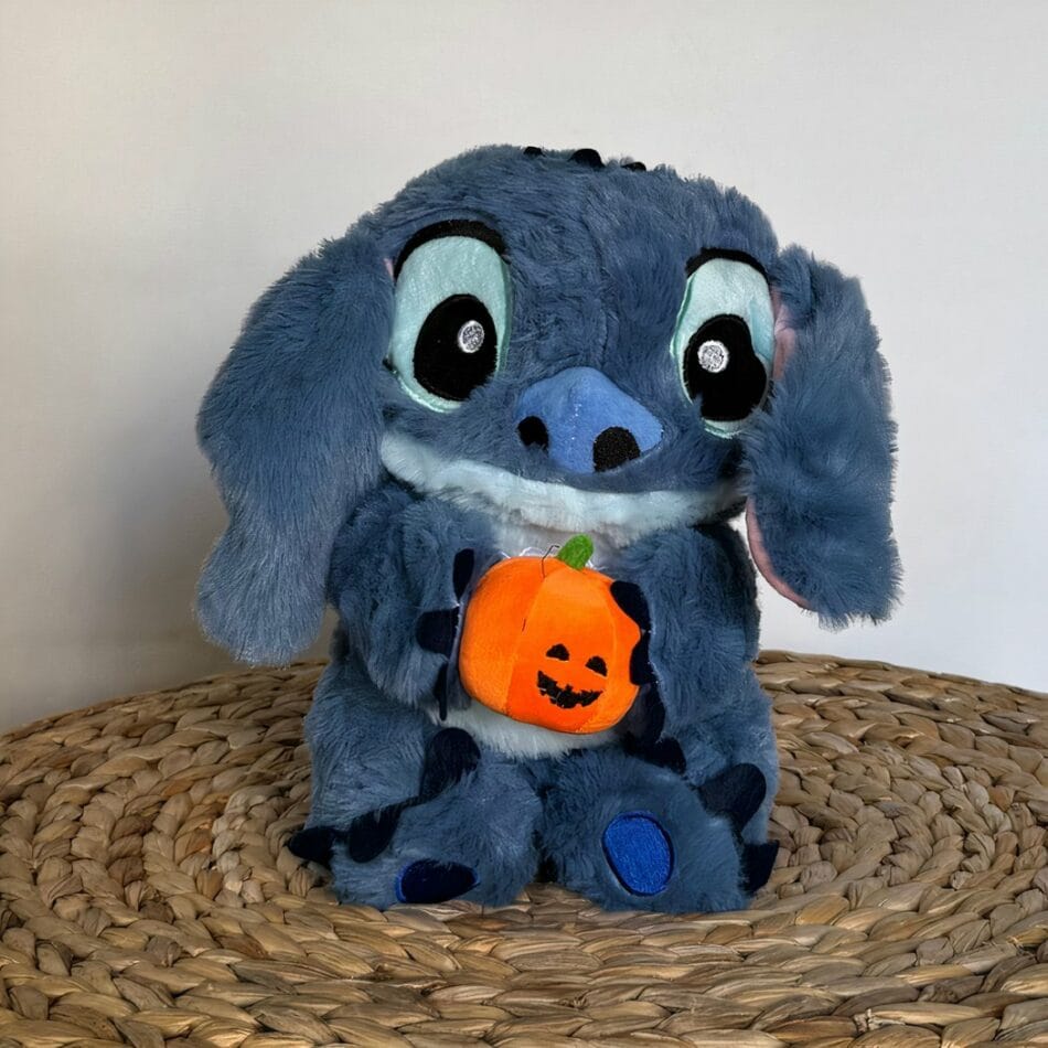 Knuffel Stitch Met Pompoen Ademend Buikpatroon Voor Kinderen De Knuffel