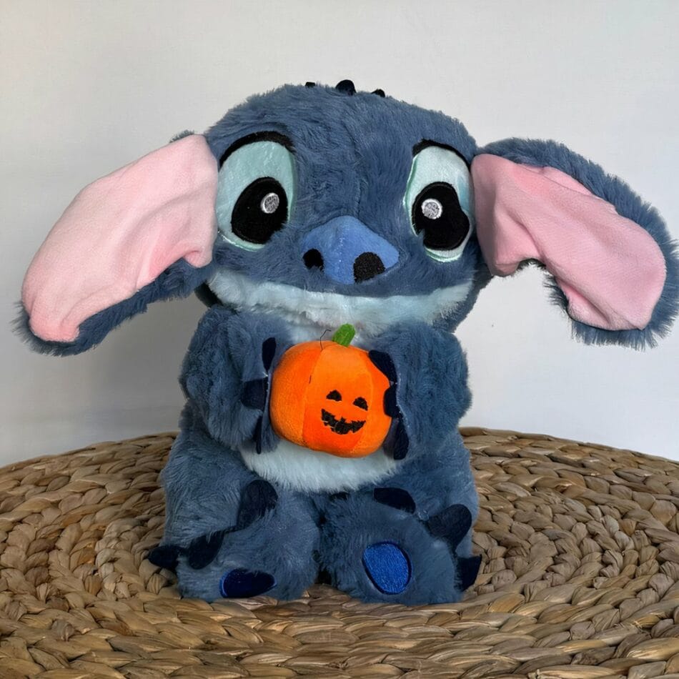 Knuffel Stitch Met Pompoen Ademend Buikpatroon Voor Kinderen De Knuffel