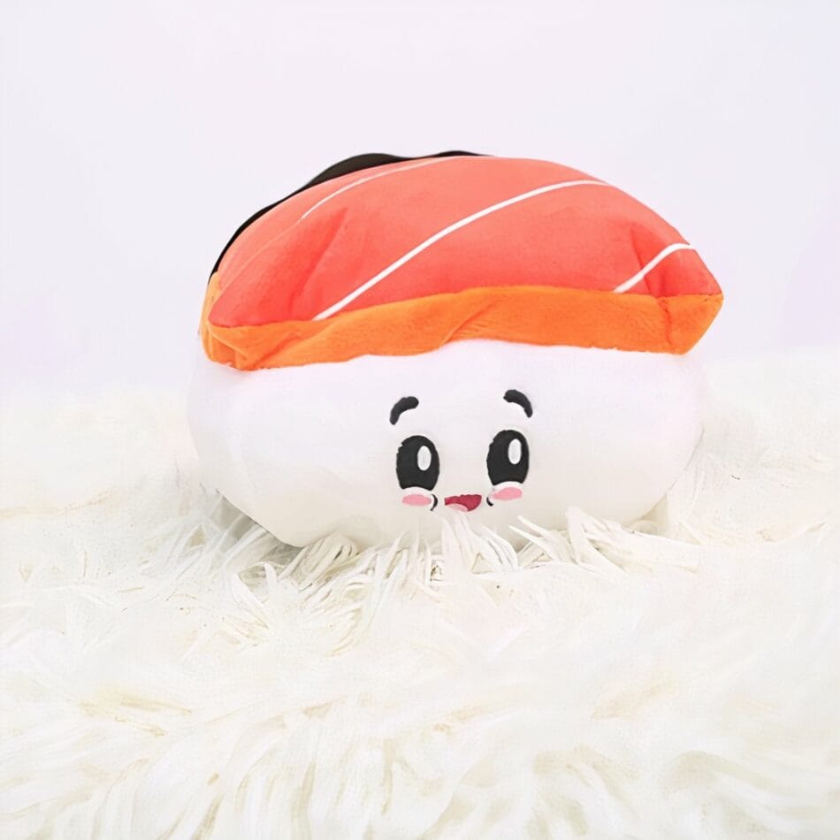 Knuffel Sushi Saumon Superzacht Pluche Speels Gezichtje De Knuffel