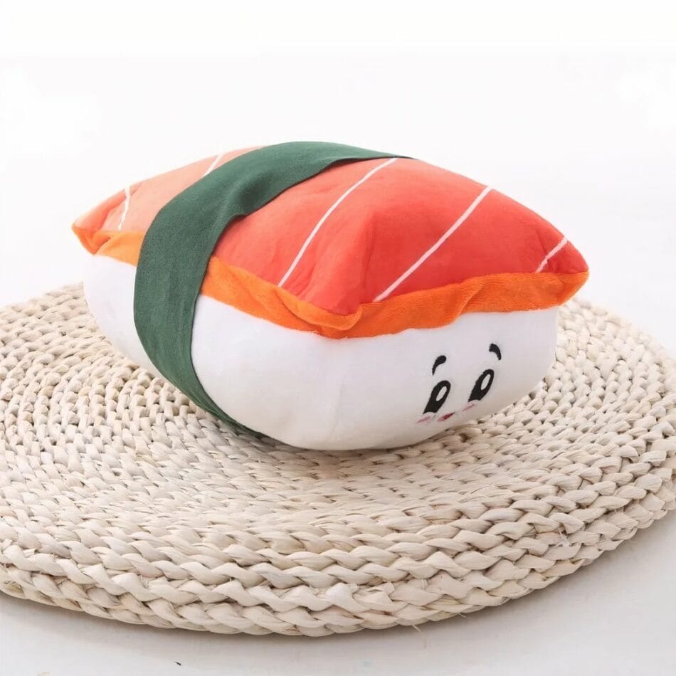 Knuffel Sushi Saumon Superzacht Pluche Speels Gezichtje De Knuffel