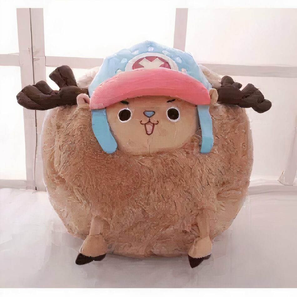 Knuffel Tony Chopper One Piece Balvorm Blauw De Knuffel
