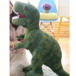 Knuffel Tyrannosaurus Groen Wild 60 cm Dinosaurusknuffel De Knuffel