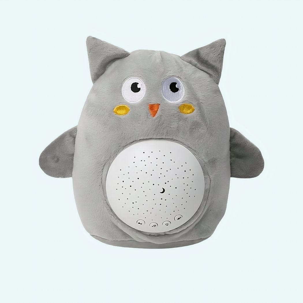 Knuffel Uil Bruit Wit Met Luidsprekers Voor Witte Ruis Slaap De Knuffel