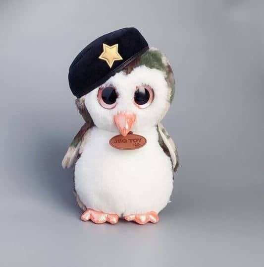 Knuffel Uil Militair Groen Ultrazachte Metgezel Voor Avonturen De Knuffel