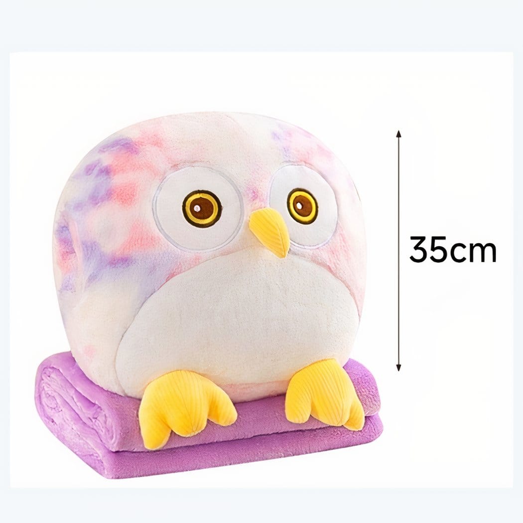 Knuffel Uil Schattig Superzachte Polyester Met Grote Ogen De Knuffel roze / model-4