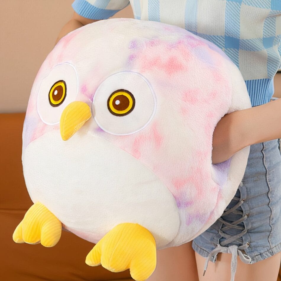 Knuffel Uil Schattig Superzachte Polyester Met Grote Ogen De Knuffel