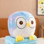Knuffel Uil Schattig Superzachte Polyester Met Grote Ogen De Knuffel