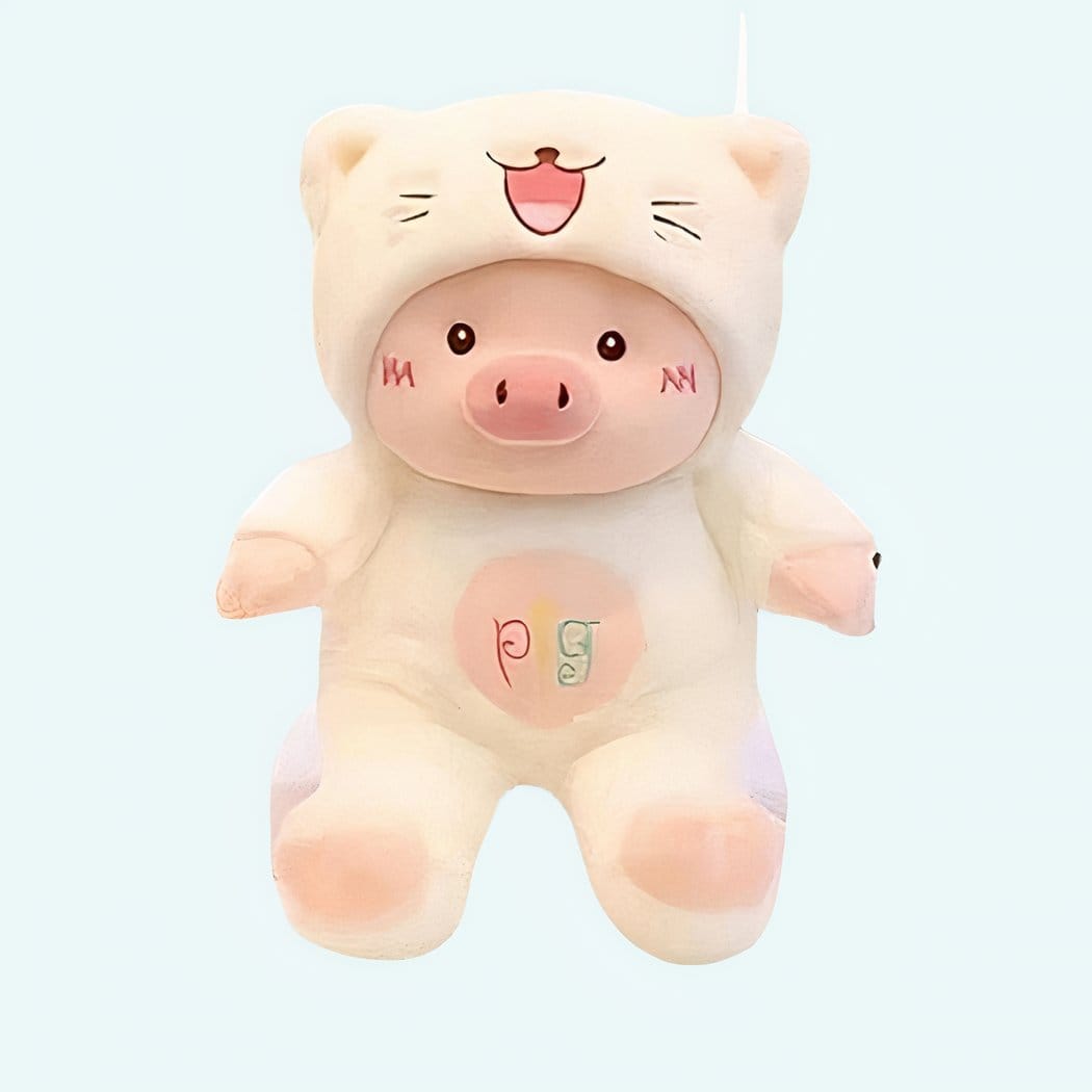 Knuffel Varken Verkleed Als Kat 60 Cm Hoog De Knuffel 30cm