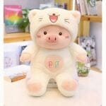 Knuffel Varken Verkleed Als Kat 60 Cm Hoog De Knuffel