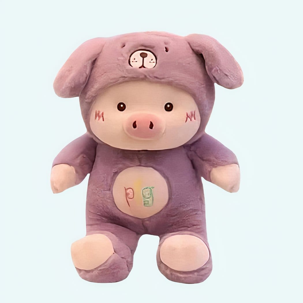Knuffel Varken Verkleed Als Konijn Pluche Speelkameraad De Knuffel 30cm