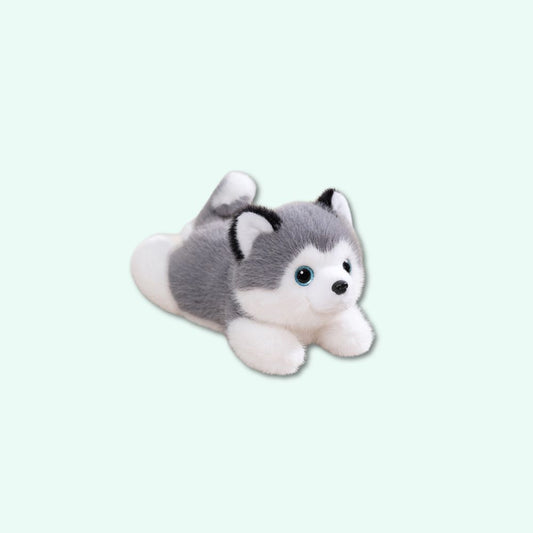 Knuffel Verzwaard Husky 2 kg Realistische Slaapknuffel Voor Rust De Knuffel